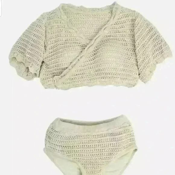 WOMEN'SâKNITTEDâ2-PIECEÂ SWIMWEAR - Picture 5 of 16